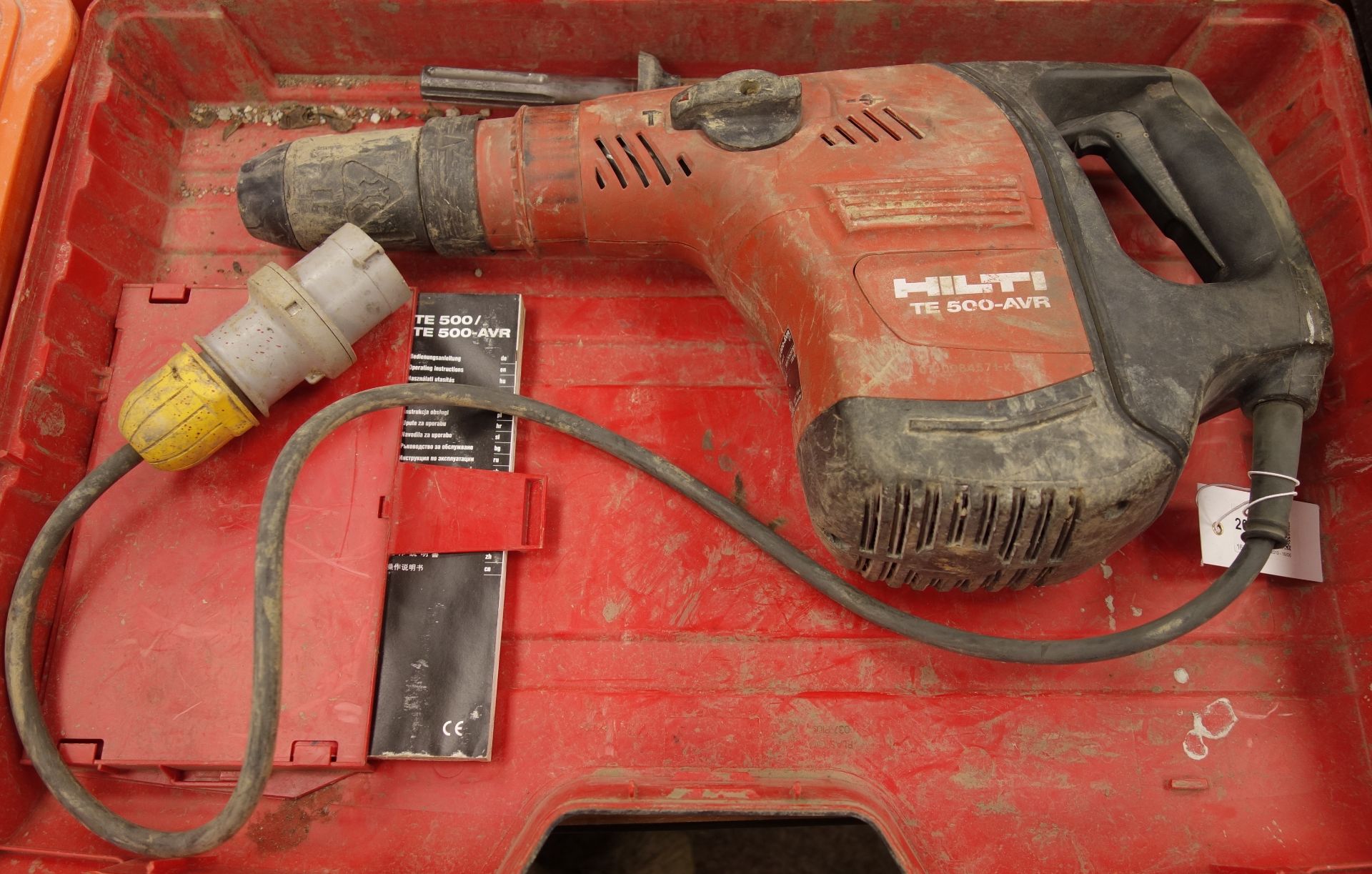 HILTI TE500-AVR 3-phase masonry hammer drill Condition Report <a href='//www.