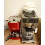 Bravilor Bonamat 'Golden Cup Service' filter coffee machine and Gaggia espresso coffee machine