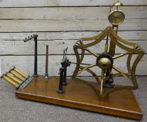 Early 20th century brass & cast iron Yarn Twist Tester by James Heal & Co Ltd Halifax,