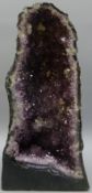 Natural History - Geology - an amethyst geode, H42cm,