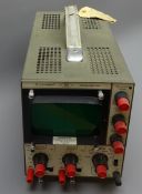 Telequipment D51 Oscilloscope in grey metal case, W18cm, D47cm,