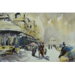 The Spa Scarborough, 20th century watercolour indistinctly signed Linguart? 37.5cm x 55.