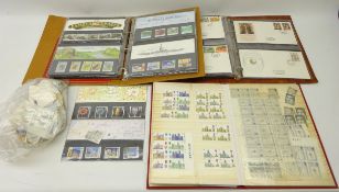 Collection of mint stamps and presentation packs, mainly early 1970-1980s, including pre-decimals,