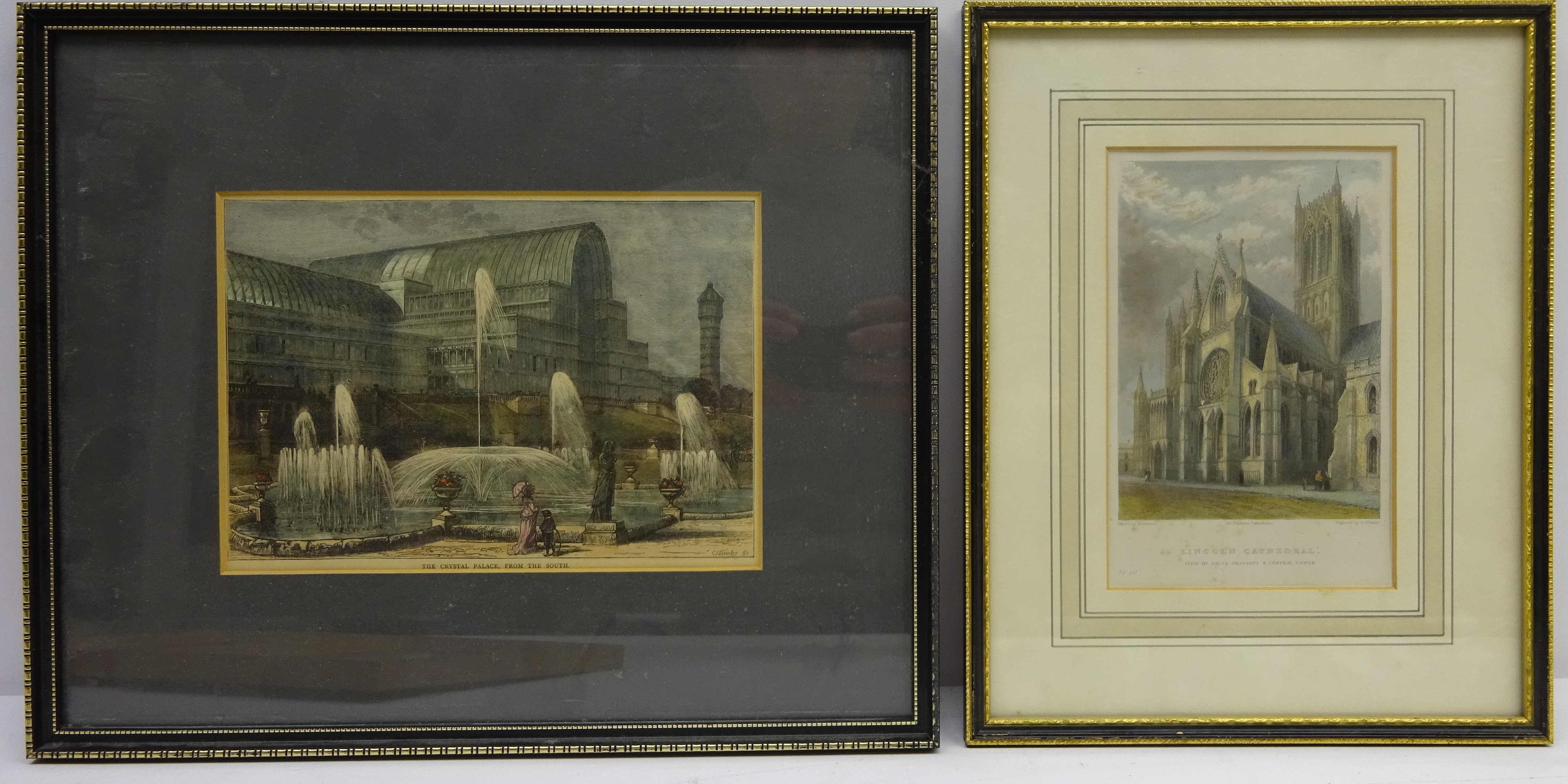 Collection of 19th century engravings and later prints including 'The Westminster Pit. - Bild 6 aus 9