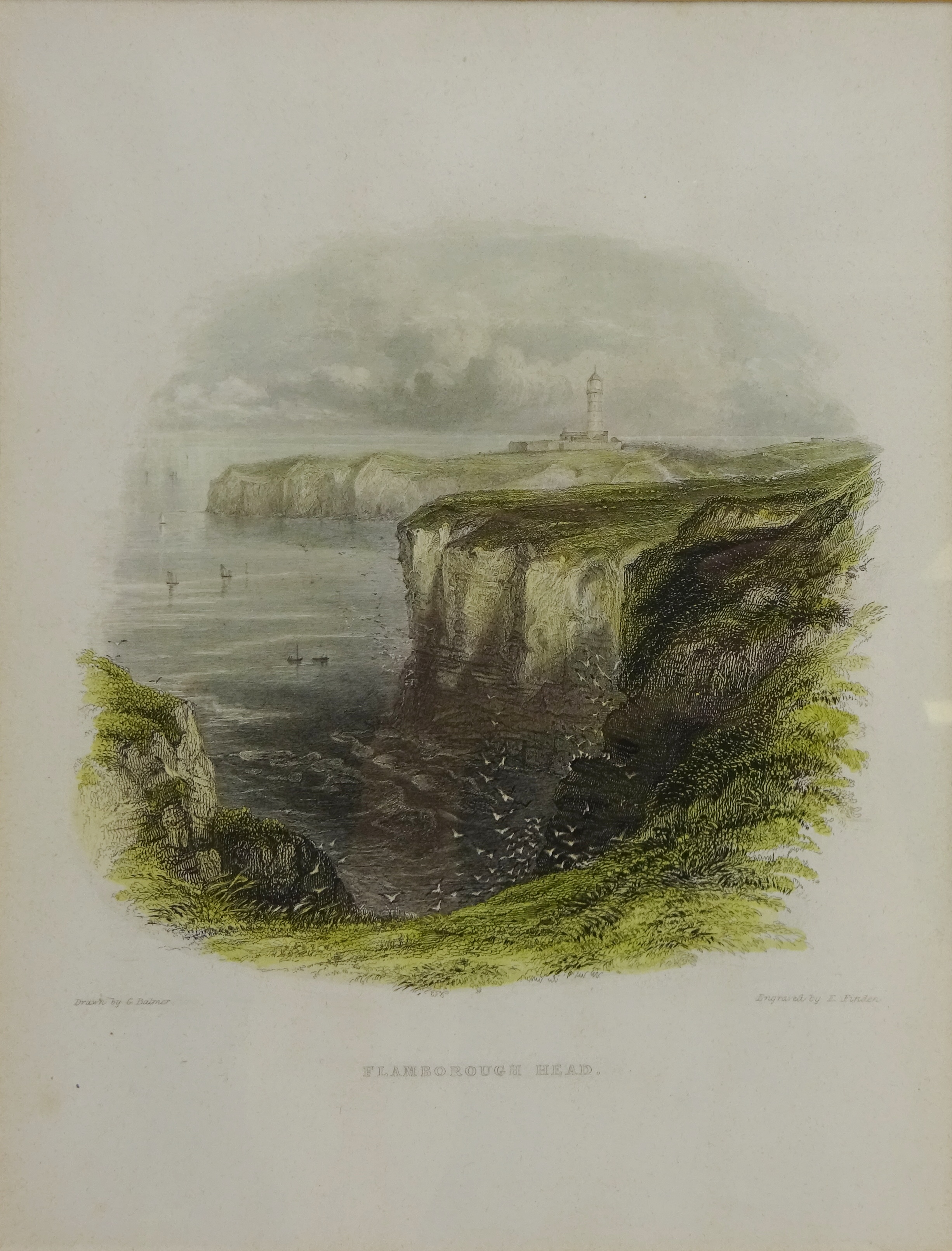 Three 19th century engravings hand coloured - 'A South West View of Scarborough at the Expense of - Bild 2 aus 4