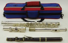 John Packer JP011 flute with carry case and a wooden piccolo (2) Condition Report