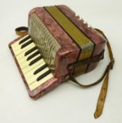 Hohner 'Mignon' 8 bass accordion of small proportions,