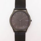 Skagen gentleman's stainless steel wristwatch Condition Report <a href='//www.