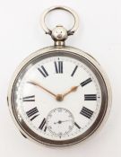 Victorian silver pocket watch by Waltham Birmingham 1899 Condition Report <a