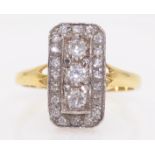 Silver gilt stone set dress ring stamped Condition Report <a href='//www.