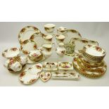 Royal Albert 'Old Country Roses' part tea and dinner ware service for six persons and other
