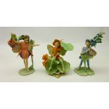 Three Border Fine Arts Flower Fairies; 'Nasturtium', boxed,