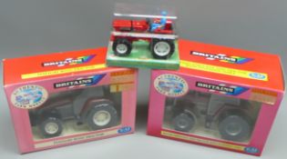 Britains 1/32 scale diecast metal & plastic Massey Ferguson 3680 Tractor with Floatation Tyres No.