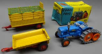 Corgi diecast Fordson Power Major Tractor with Tracks,No.