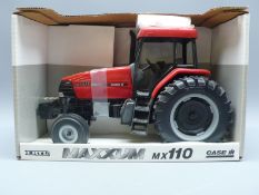 Ertl 1/16 scale diecast metal & plastic Case mx110 Maxxum Tractor model No.
