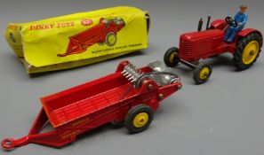 Dinky diecast Massey-Harris Manure Spreader No.