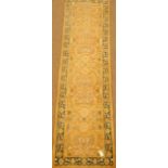 Bazaar 54 Turkish Anadol runner rug, stylised floral design,