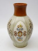 Denby Glyn Colledge studio pottery vase in the Freestone pattern,
