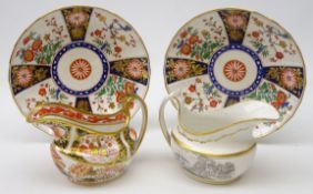 Pair early 19th century Spode shallow circular dishes,