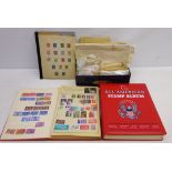 Collection of mixed stamps, loose and in two albums including; Queen Elizabeth II, World kilo ware,