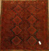 Tribal Gazak geometric design rug,