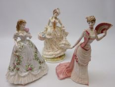 Tree Royal Worcester limited edition figurines; 'Song of Spring',