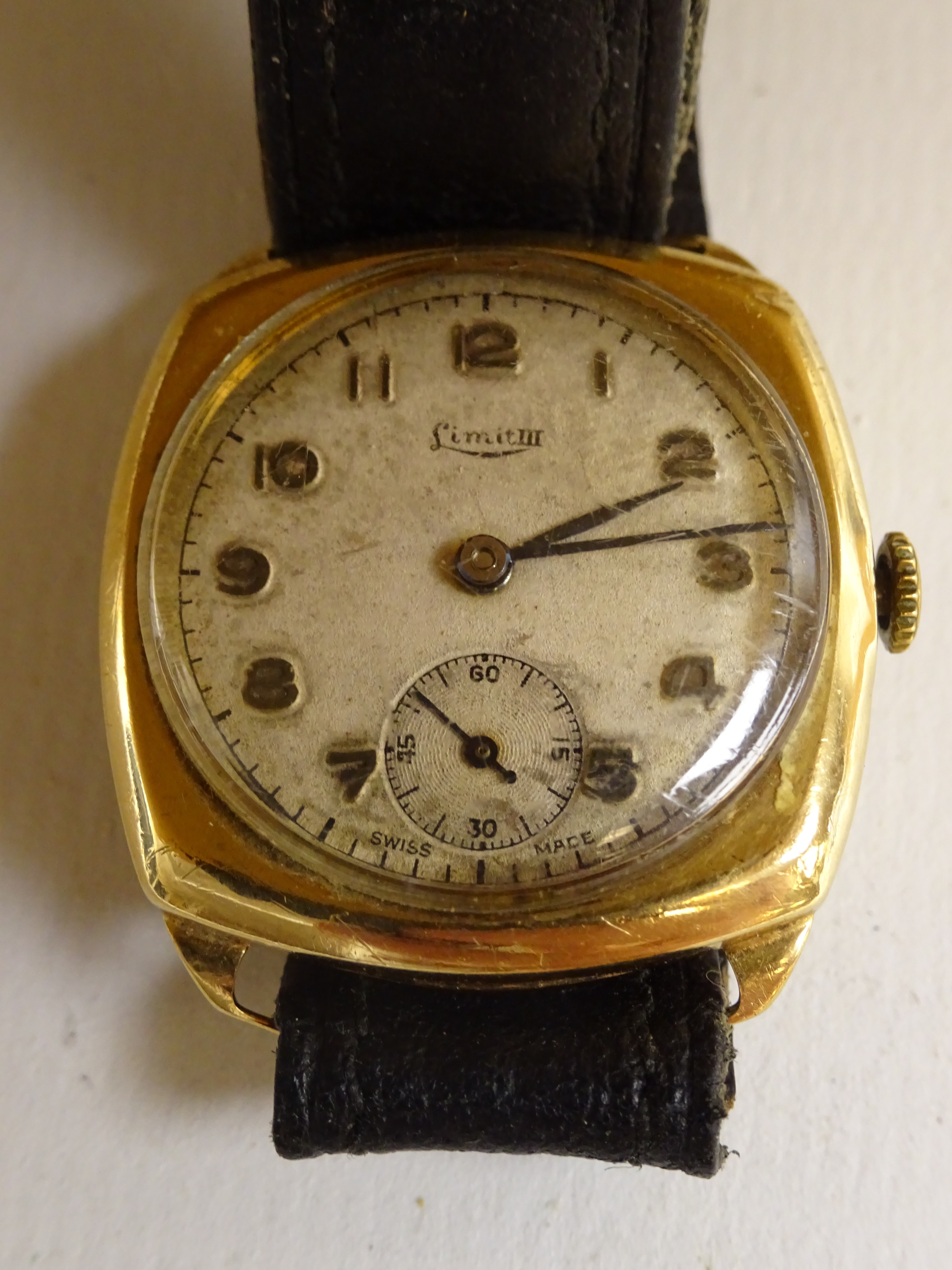 Limit III 9ct wristwatch, case stamped 375, Montine wristwatch, earnings, necklaces, - Image 2 of 2