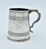 Victorian silver mug, by John Edward Wilmot Birmingham 1896, 8.