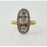 Silver-gilt dress ring stamped SIL Condition Report <a href='//www.