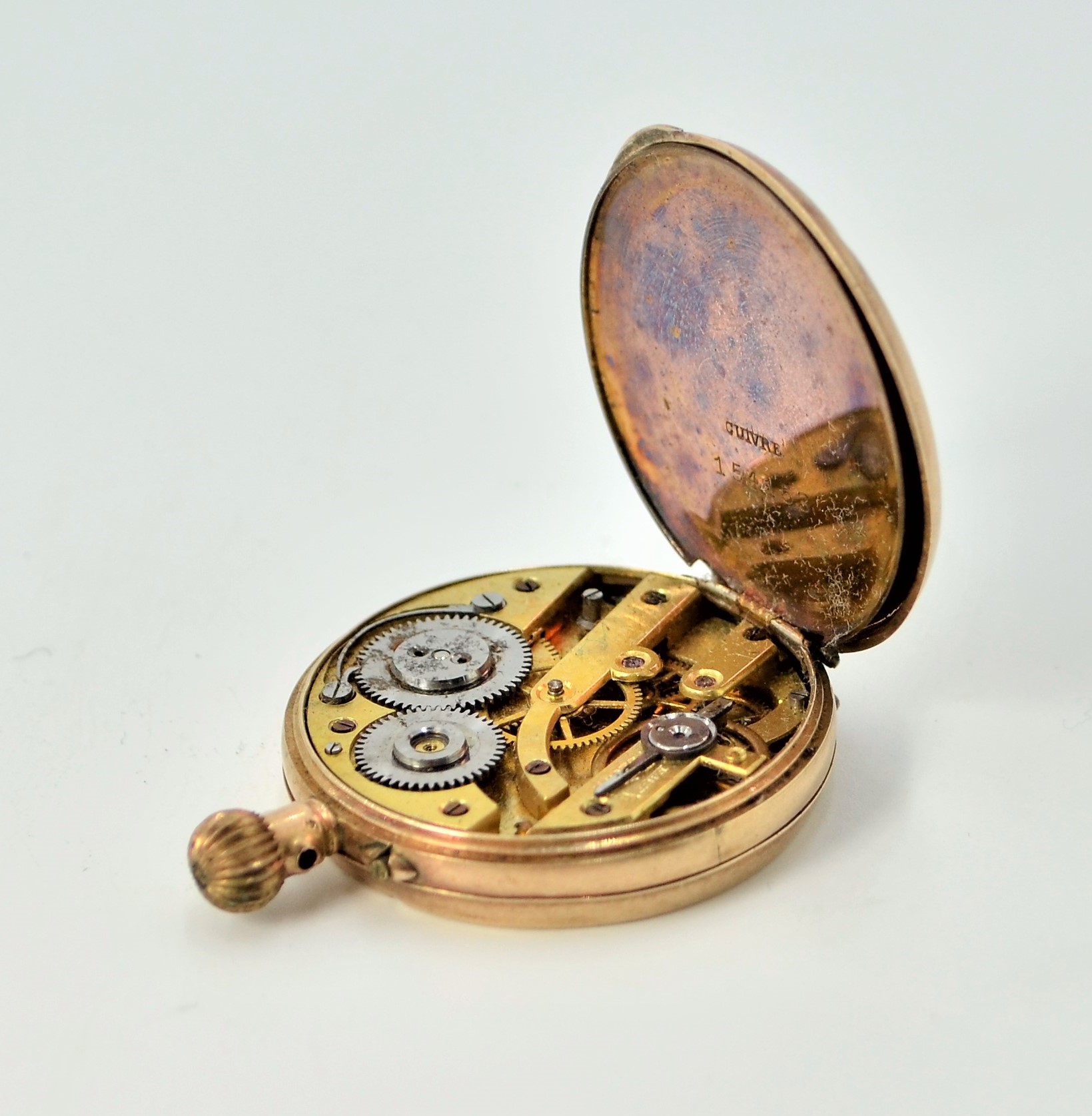 Two gold pocket watches, stamped 585 and 9c Condition Report <a href='//www. - Image 2 of 4