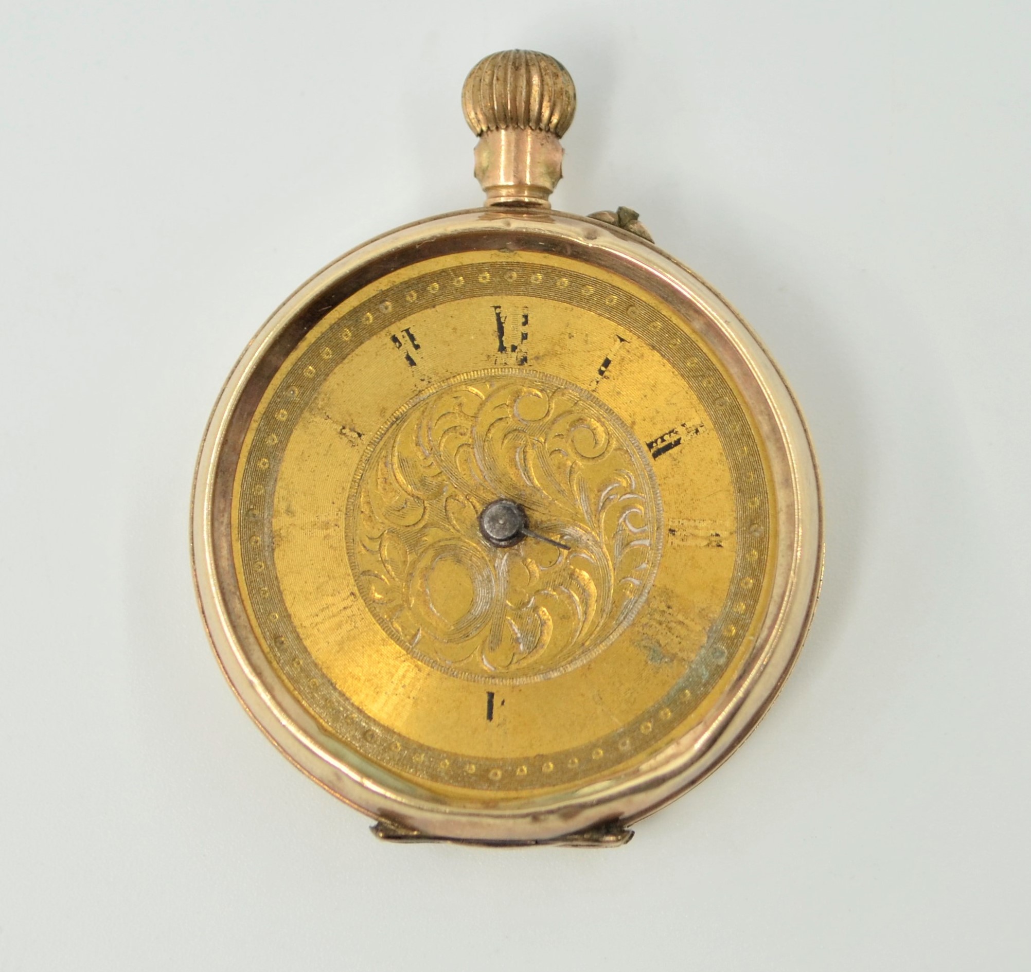 Two gold pocket watches, stamped 585 and 9c Condition Report <a href='//www. - Image 3 of 4