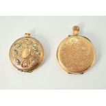 Two gold pocket watches, stamped 585 and 9c Condition Report <a href='//www.