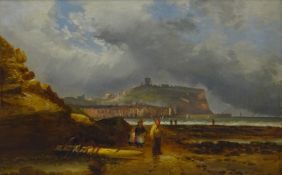 Ralph Reuben Stubbs (British 1824-1879): Scarborough from Cornelian Bay,