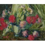 William Selby NEAC (British 1933-): Still Life Flowers in a Vase,