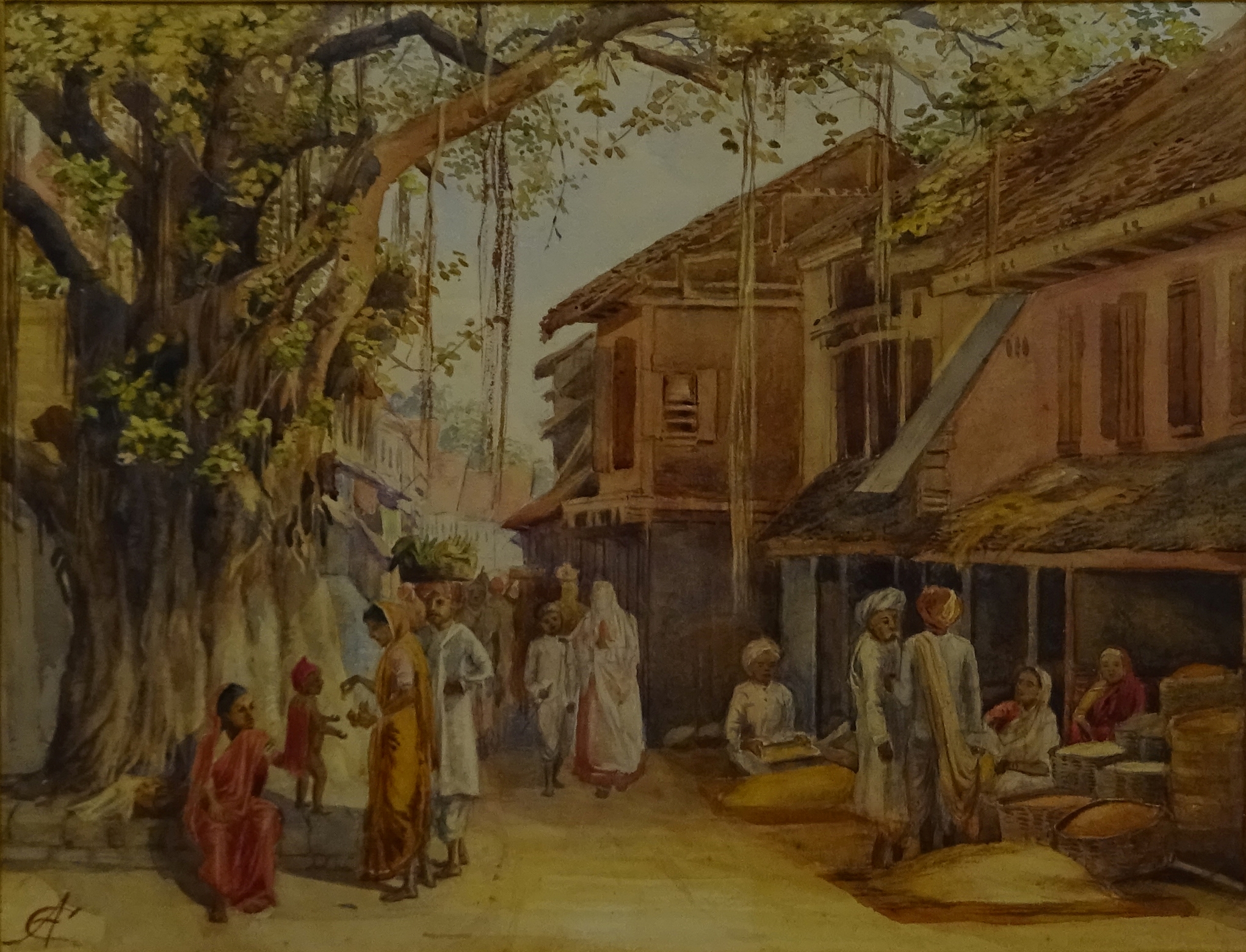 A* C* (19th/20th century): Indian Street Market,
