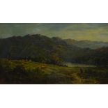 Alfred De Breanski Snr (British 1852-1928): 'North Wales', oil on canvas signed,