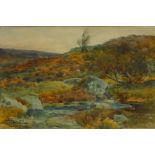 James Ulric Walmsley (British 1860-1954): 'Autumn Grindleford Derbyshire',