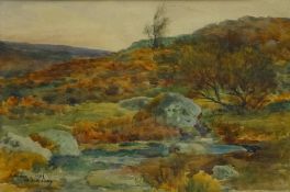 James Ulric Walmsley (British 1860-1954): 'Autumn Grindleford Derbyshire',