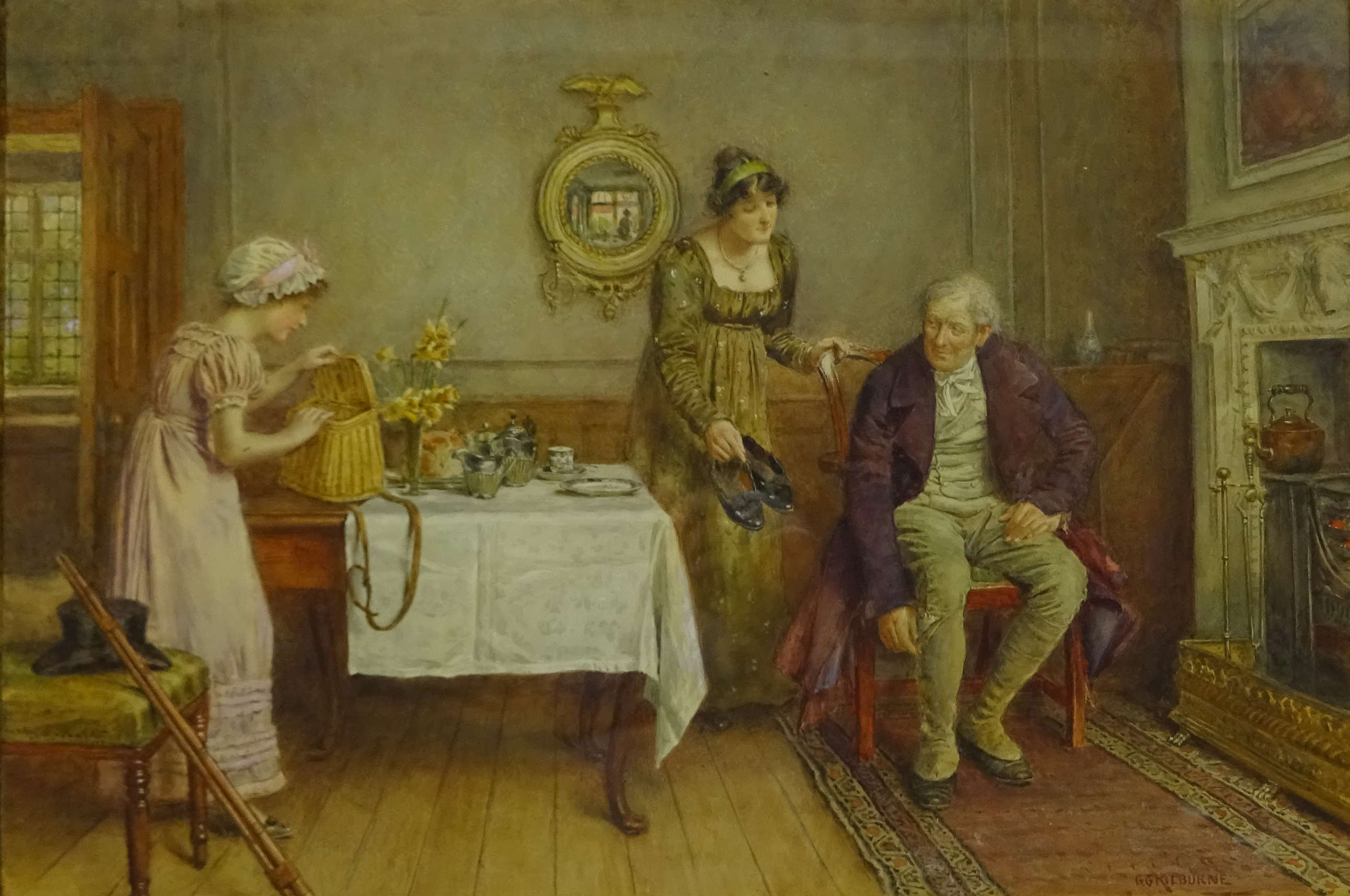 George Goodwin Kilburne (British 1839-1924): 'His Favourite Sport',