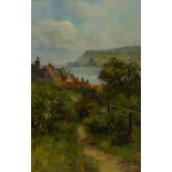 James Ulric Walmsley (British 1860-1954): Robin Hood's Bay, oil on canvas signed and dated 1907,