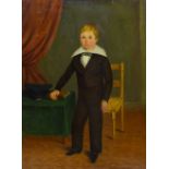 English School (Mid 19th century): Full length Portrait of a Boy,
