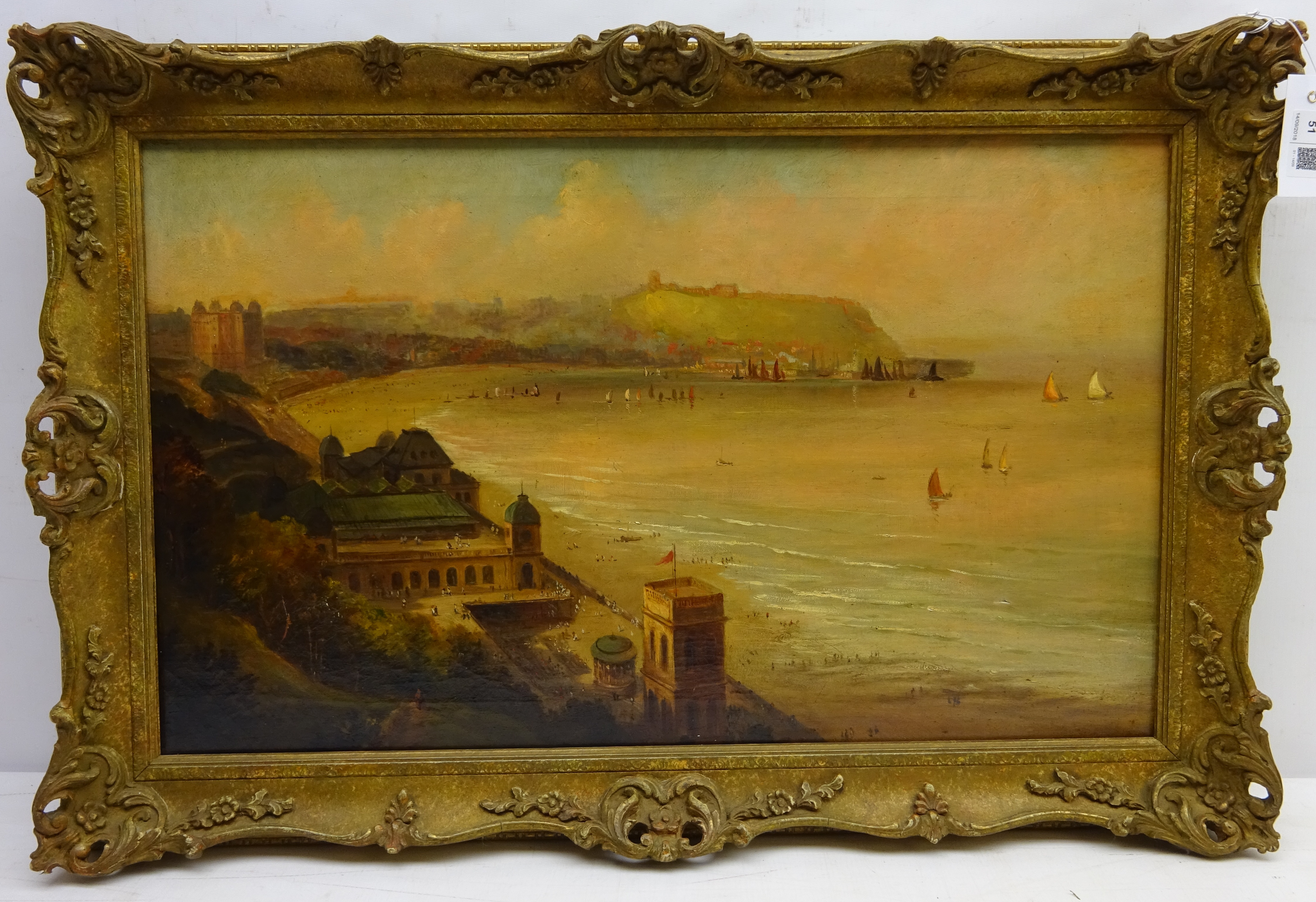 A Major (19th century): Scarborough South Bay overlooking the Spa, - Image 2 of 2