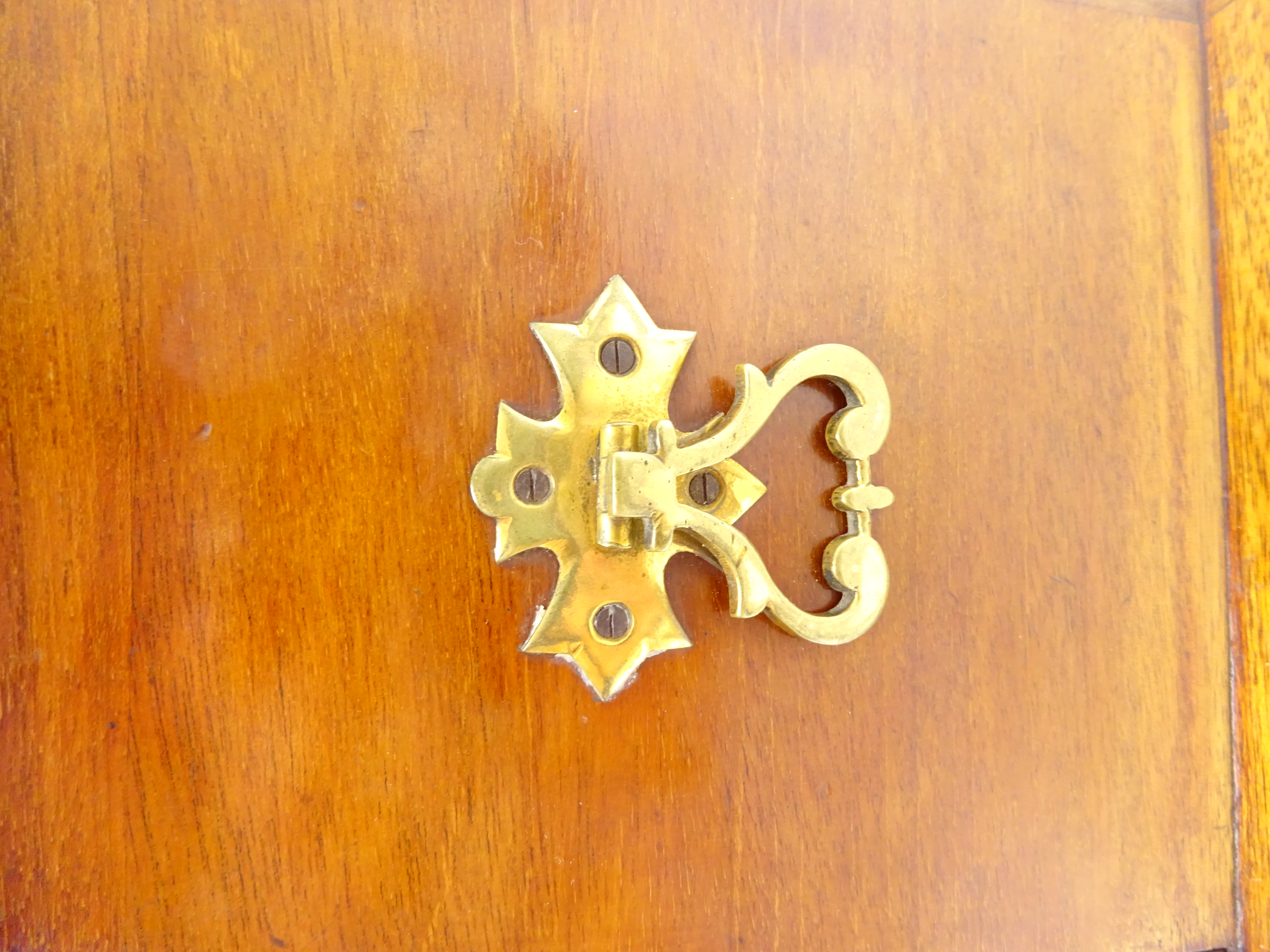 Edwardian inlaid mahogany correspondence box, - Image 4 of 9