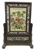 Early 20th century Chinese table screen,