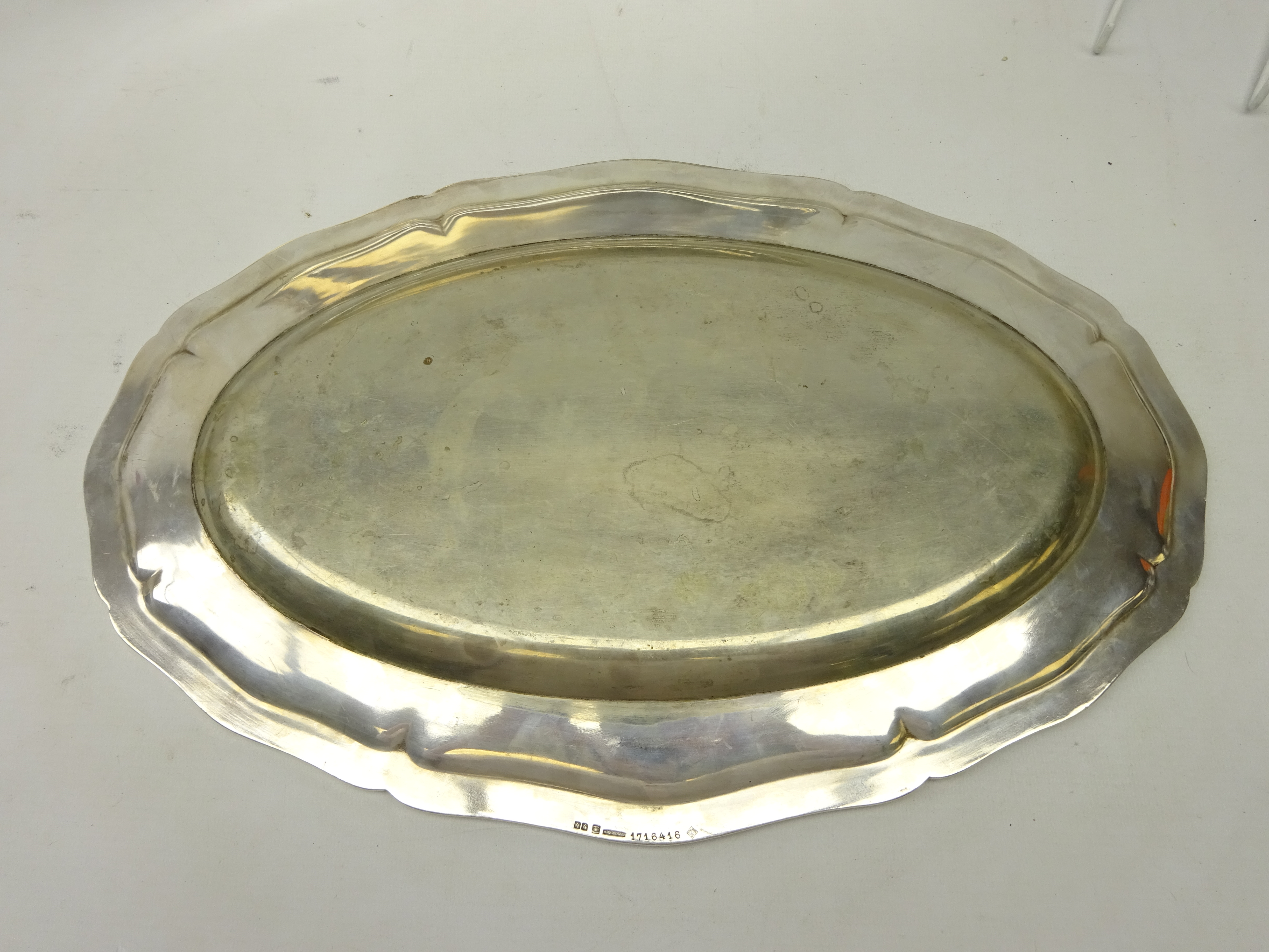 Late 19th century Christofle silver-plated tureen and cover with scalloped edge, - Image 6 of 18