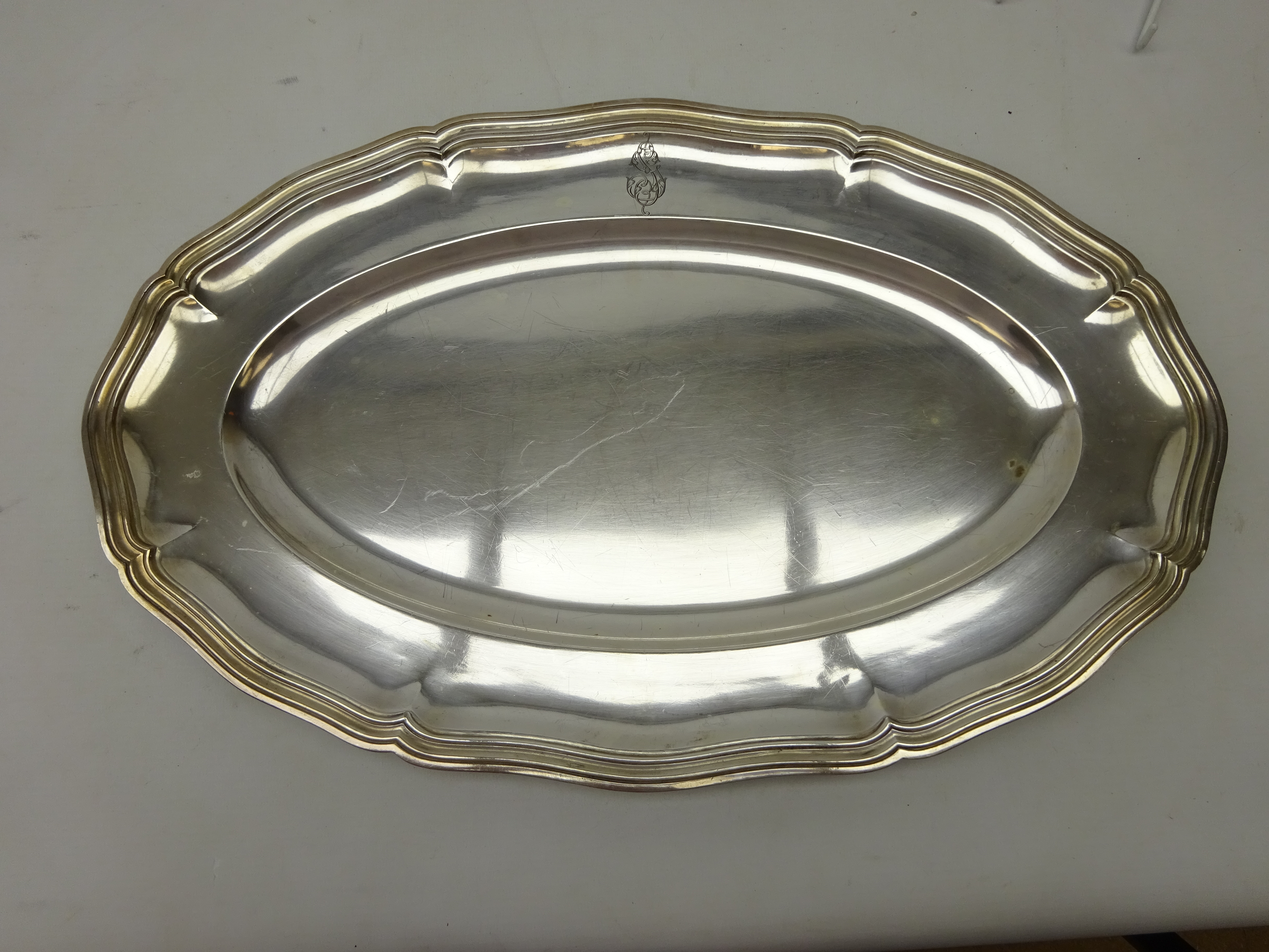 Late 19th century Christofle silver-plated tureen and cover with scalloped edge, - Image 7 of 18