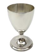 George III silver wine goblet by Samuel Meriton II London 1792, H12cm,