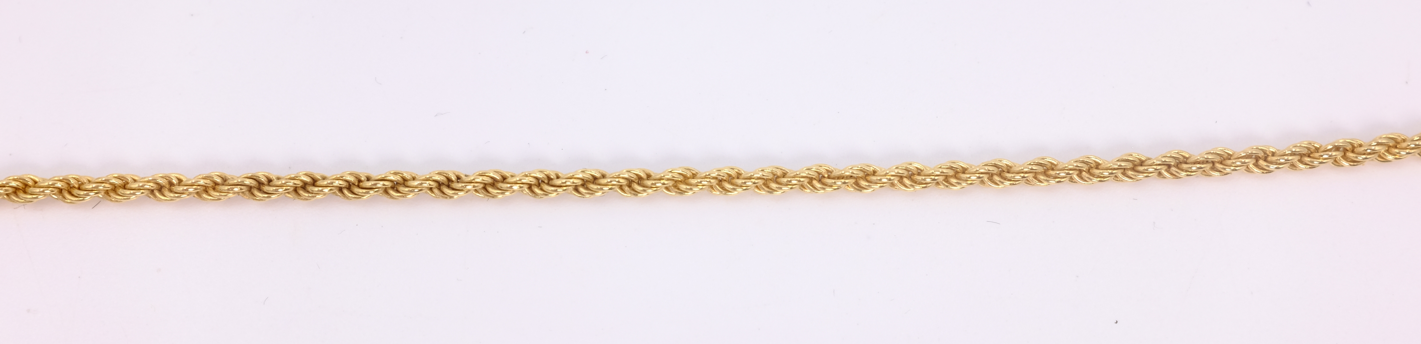 18ct gold diamond "strip" pendant necklace, - Image 3 of 5