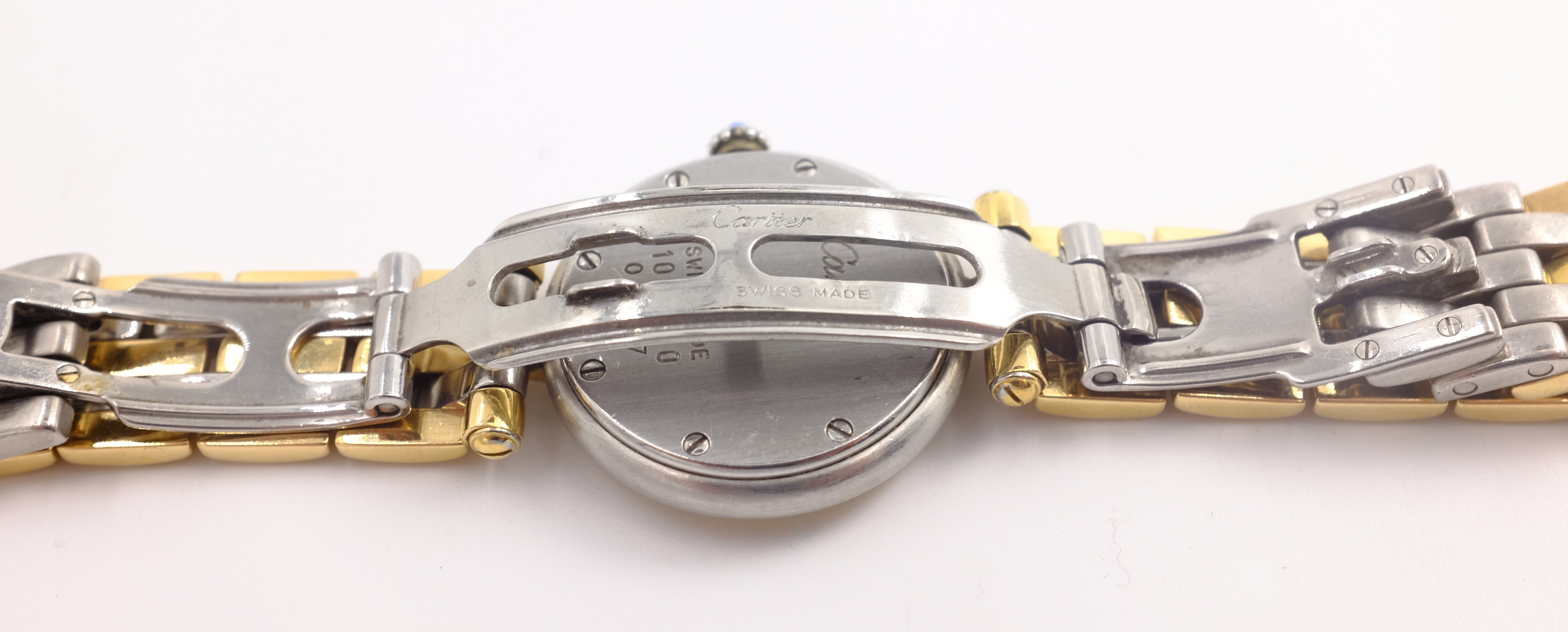 Ladies Cartier Panthere bi-metal, 18ct gold and stainless steel quartz wristwatch, - Image 4 of 4