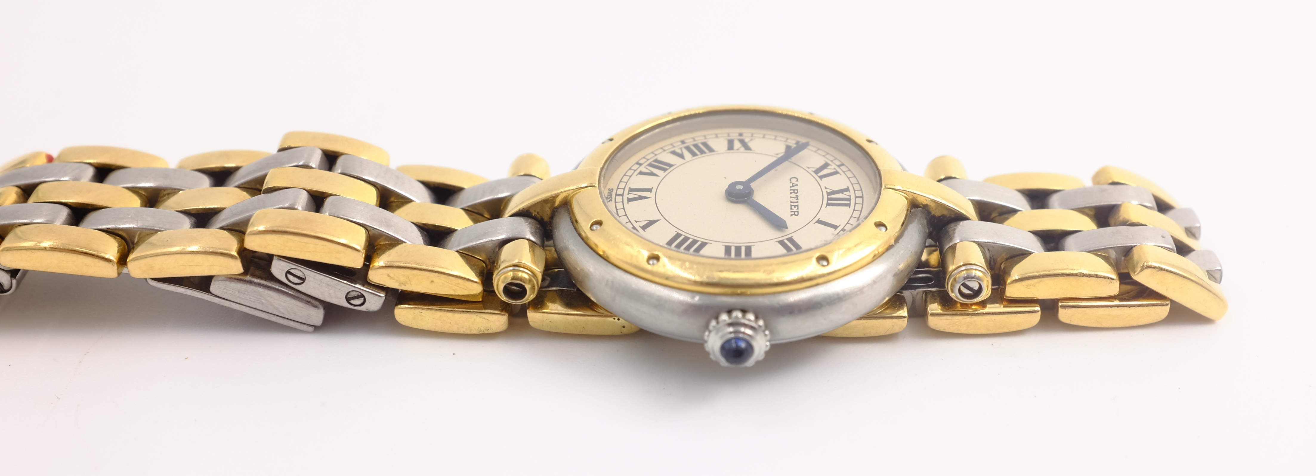 Ladies Cartier Panthere bi-metal, 18ct gold and stainless steel quartz wristwatch, - Image 2 of 4